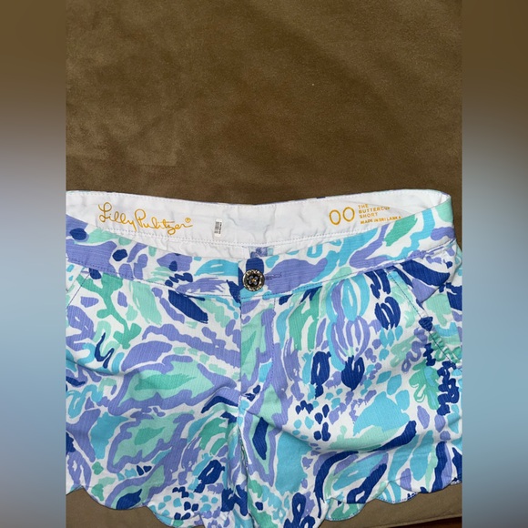 Lilly Pulitzer 00 buttercup shorts EUC - Picture 2 of 3